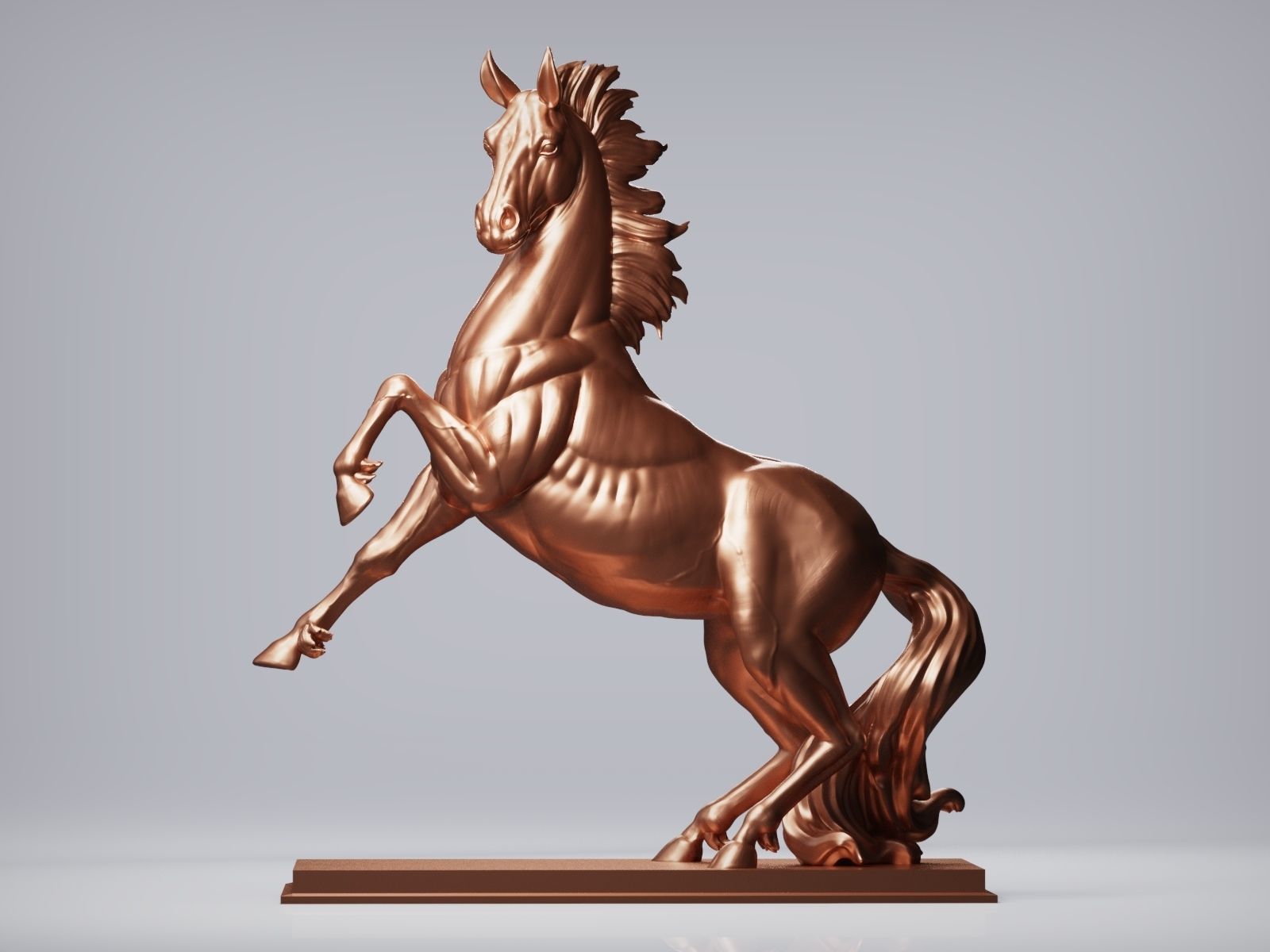 Horse Sculpture 3D print model_1