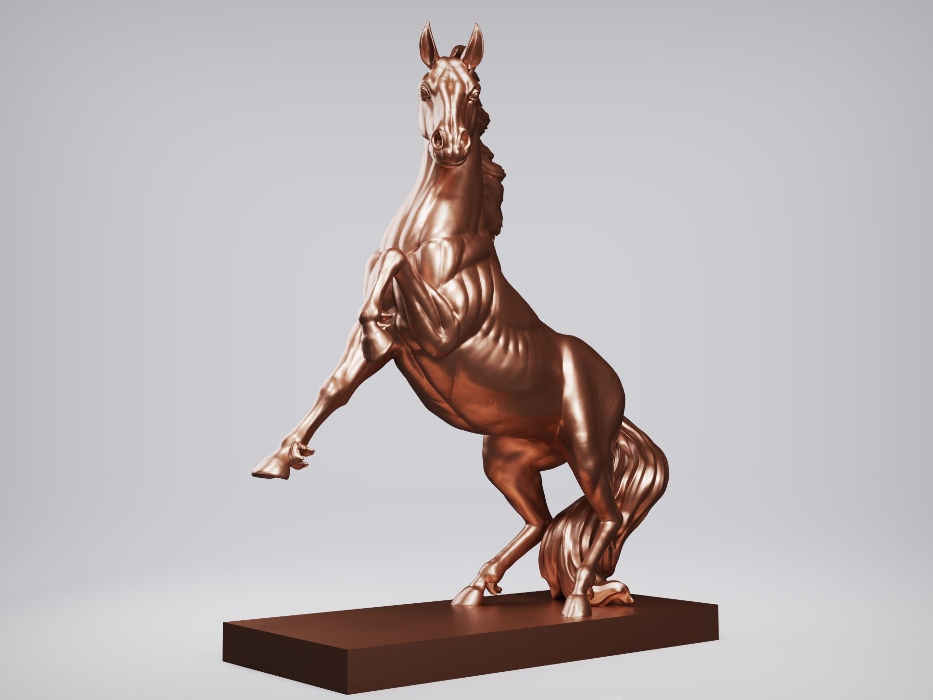 Horse Sculpture 3D print model_3