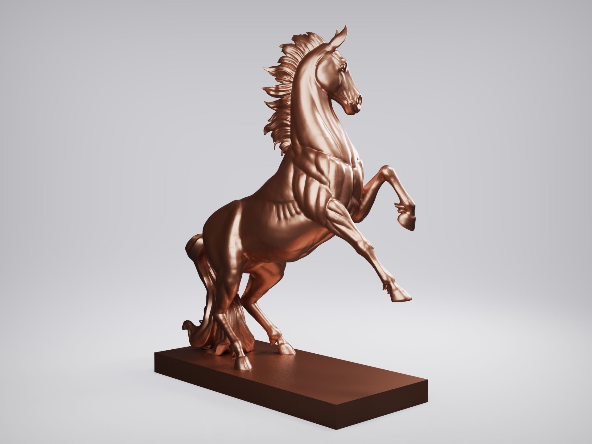 Horse Sculpture 3D print model_2