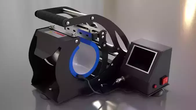  Mug Printing Heat Press Machine - Model - ST-130 3D model