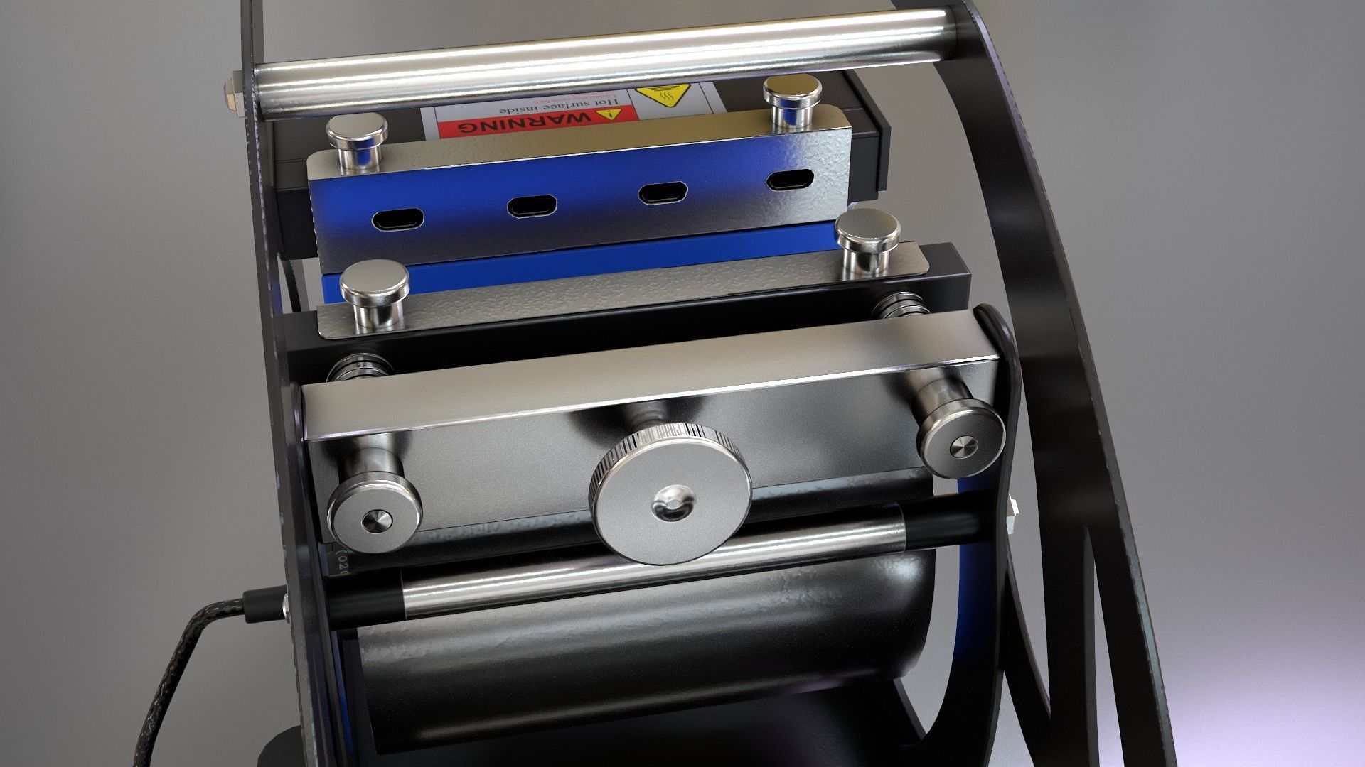 Mug Printing Heat Press Machine - Model - ST-130 3D model_11