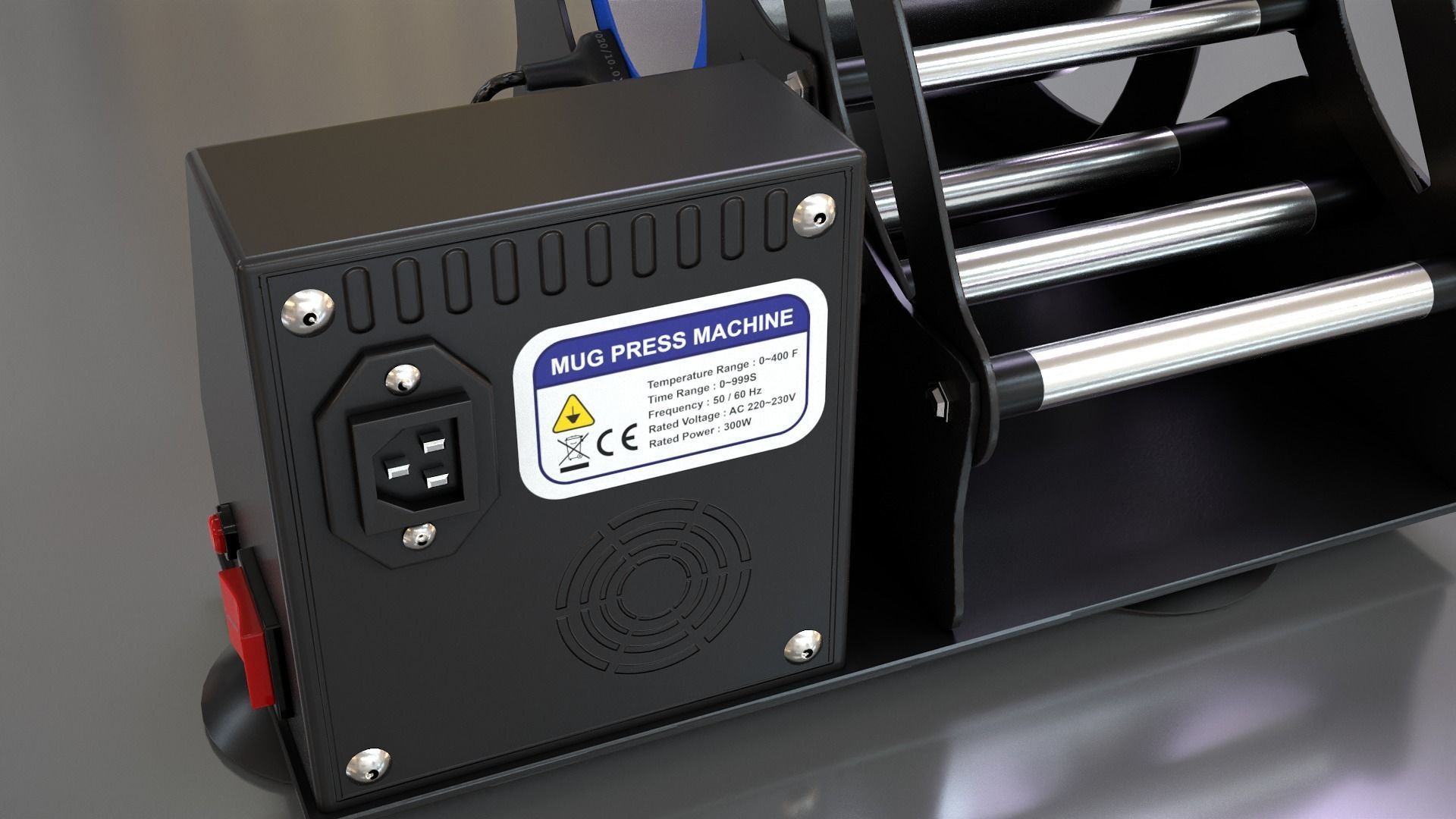 Mug Printing Heat Press Machine - Model - ST-130 3D model_12