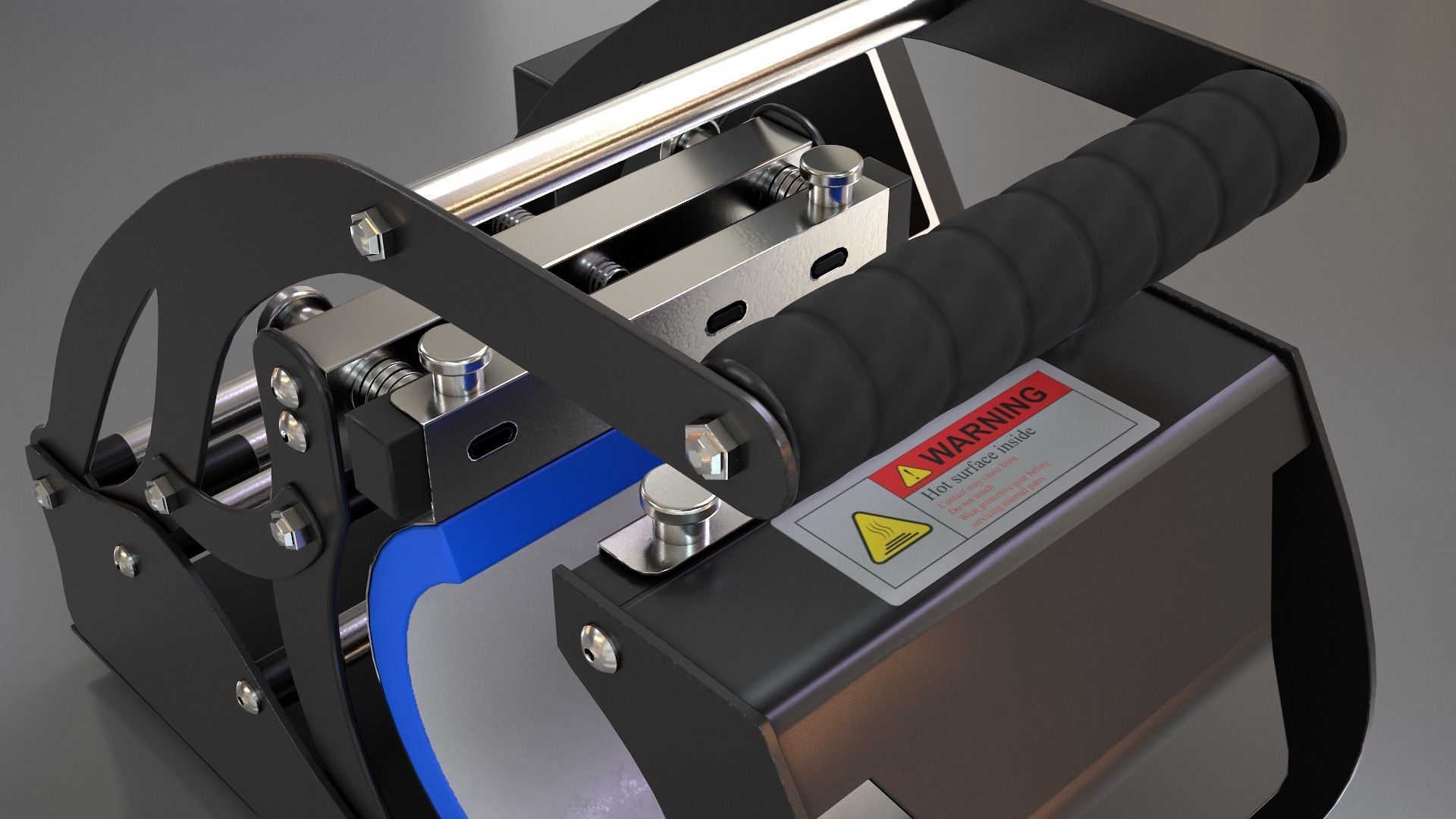 Mug Printing Heat Press Machine - Model - ST-130 3D model_10