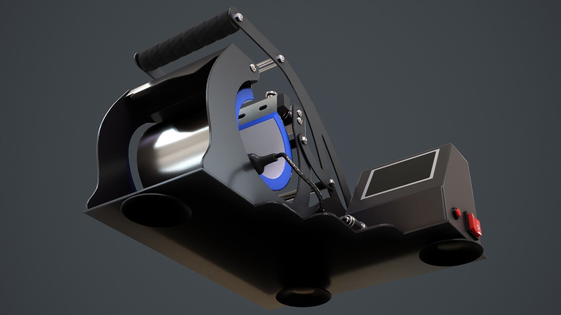 Mug Printing Heat Press Machine - Model - ST-130 3D model_17