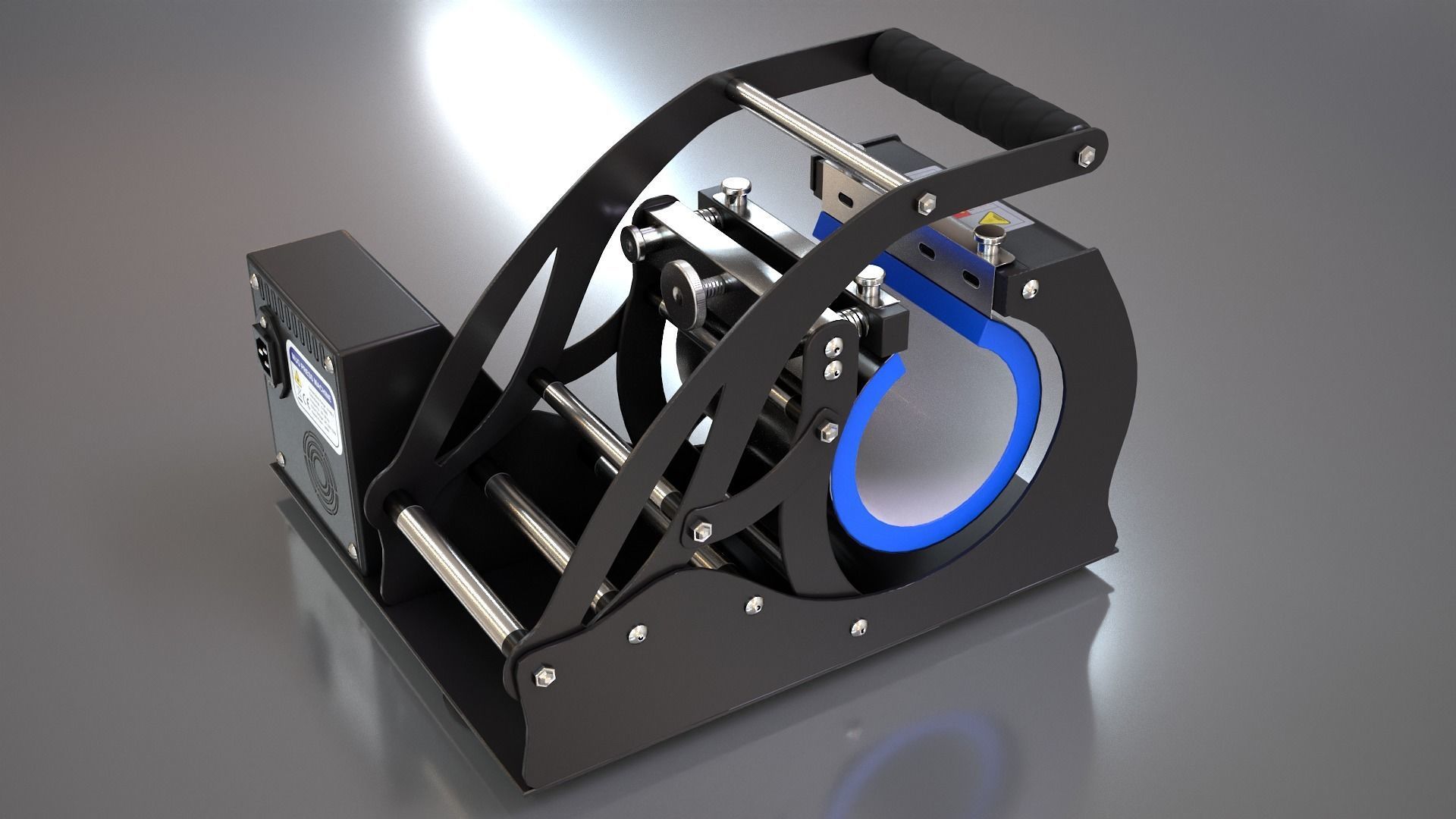 Mug Printing Heat Press Machine - Model - ST-130 3D model_6