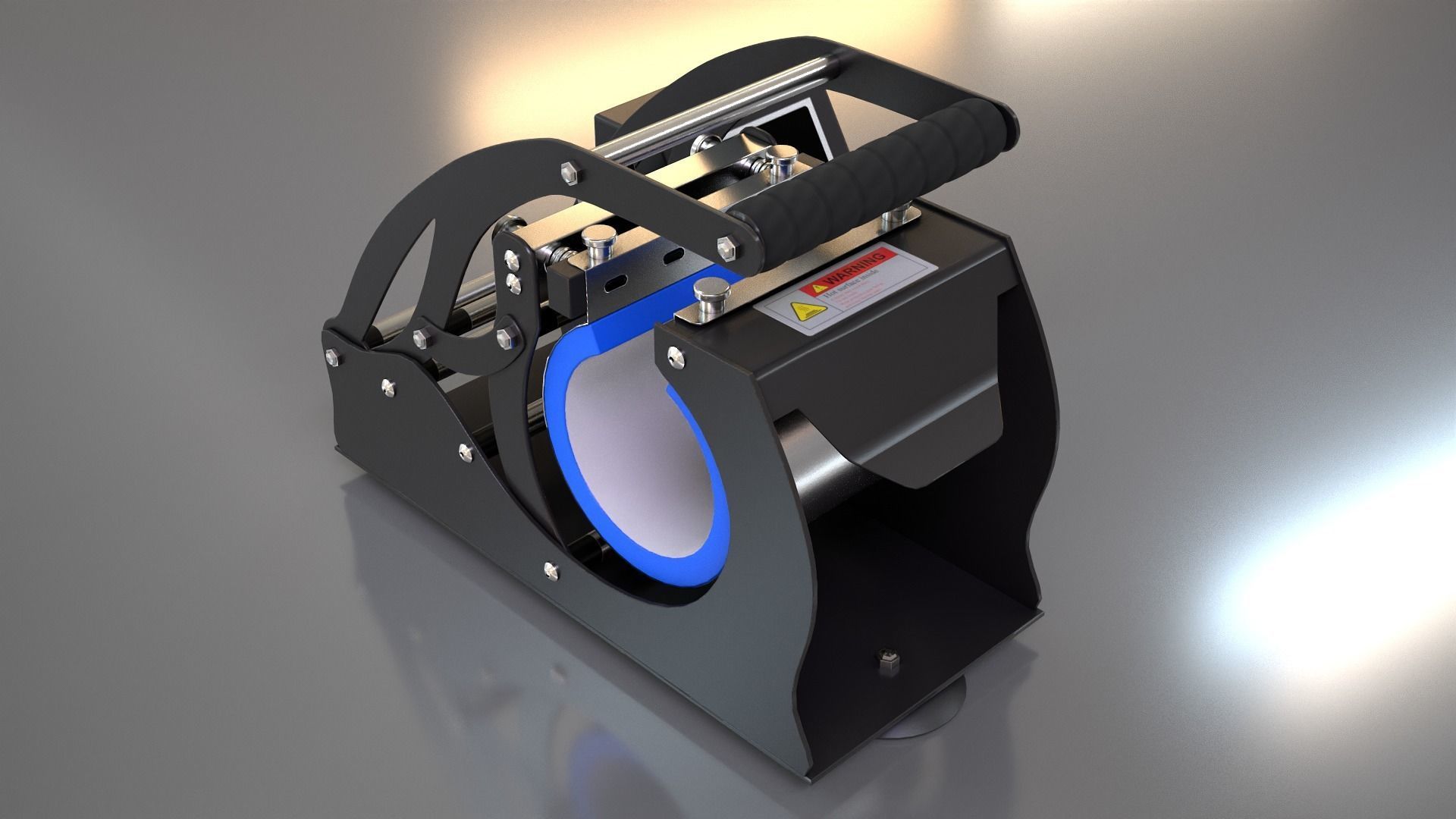 Mug Printing Heat Press Machine - Model - ST-130 3D model_5