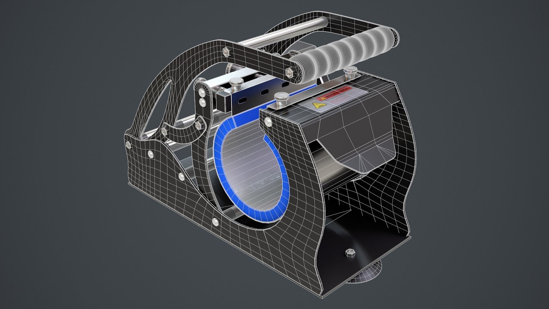 Mug Printing Heat Press Machine - Model - ST-130 3D model_19
