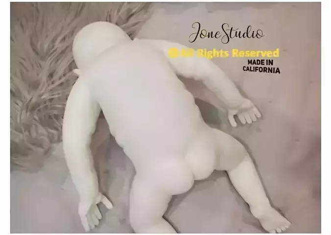 Baby Sukhi Sculpture STL 3D Printer Model