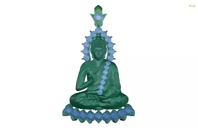 pendant buddha statue