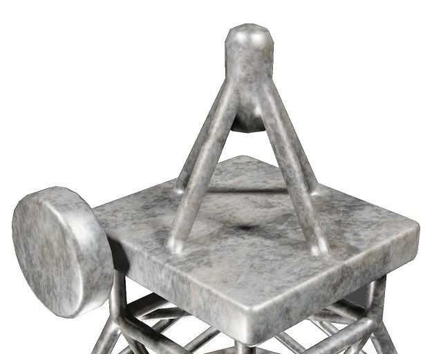 Fabulous Cartoon Mobile Tower Low-poly 3D model_4