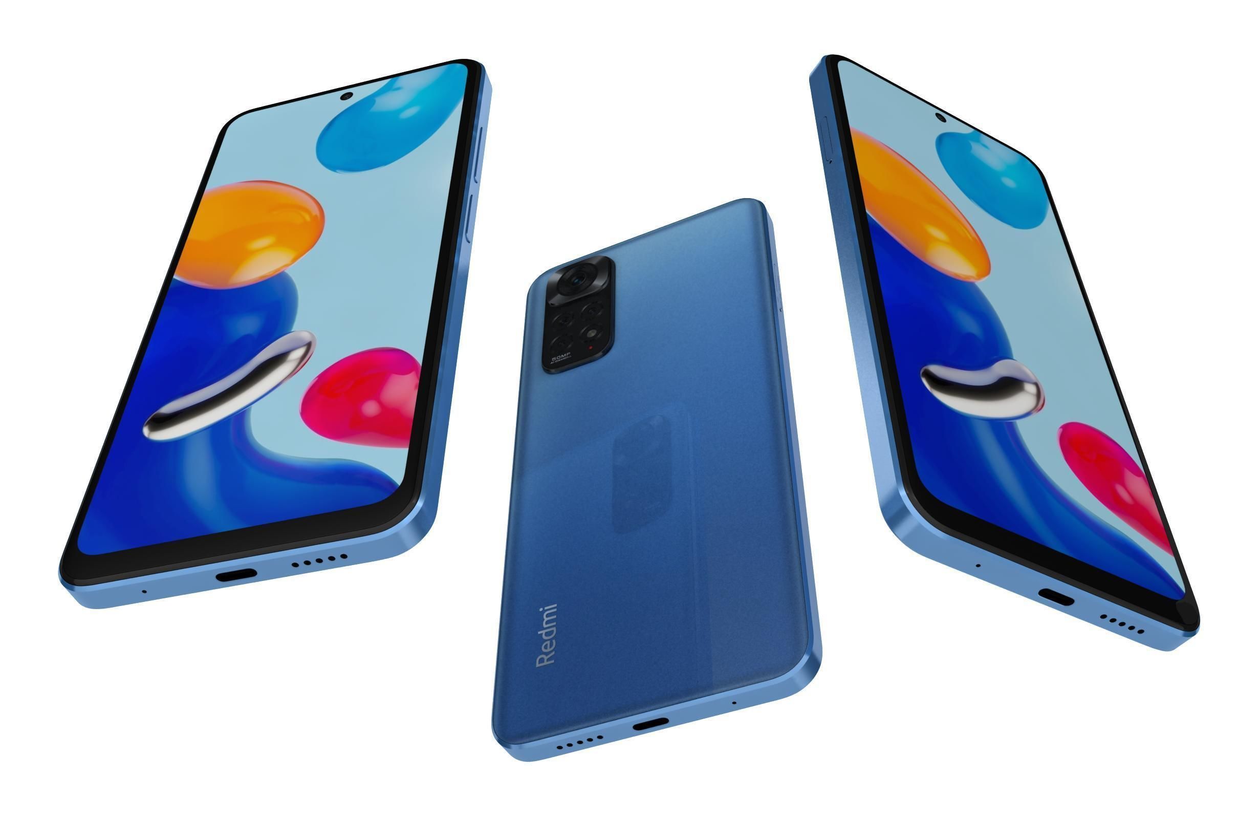 Xiaomi Redmi Note 11 Star Blue 3D model_1