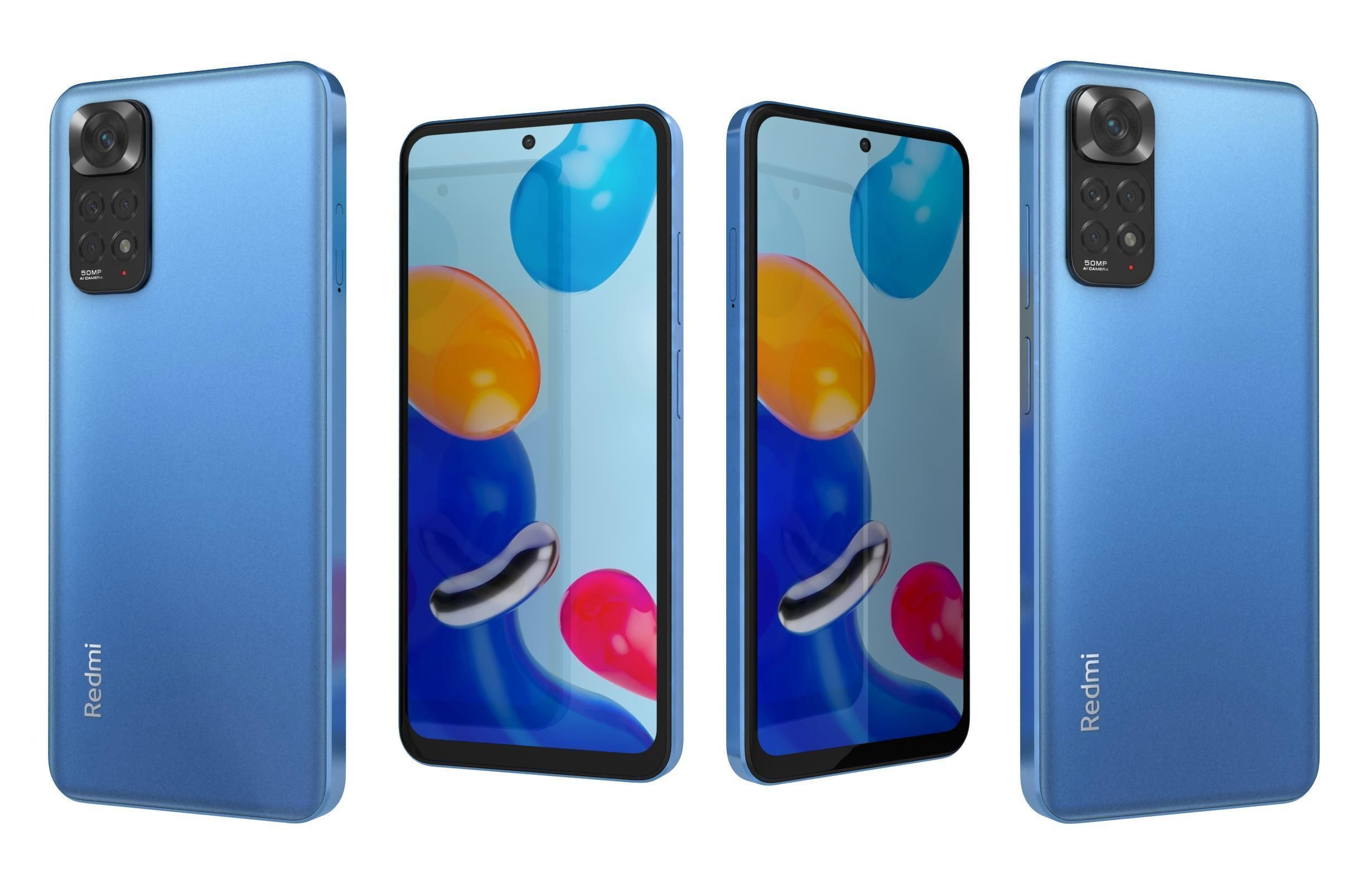 Xiaomi Redmi Note 11 Star Blue 3D model_3