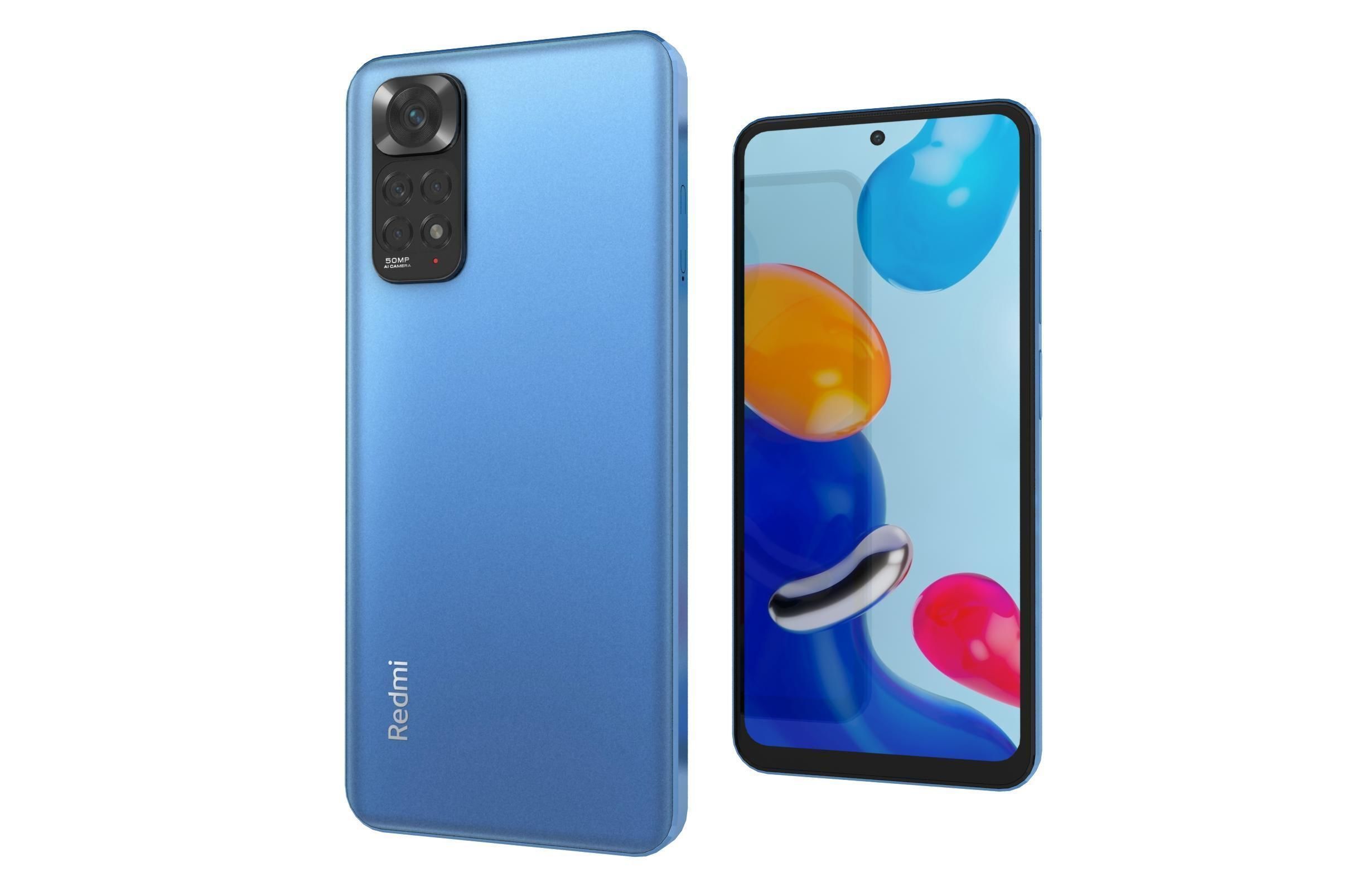 Xiaomi Redmi Note 11 Star Blue 3D model_7