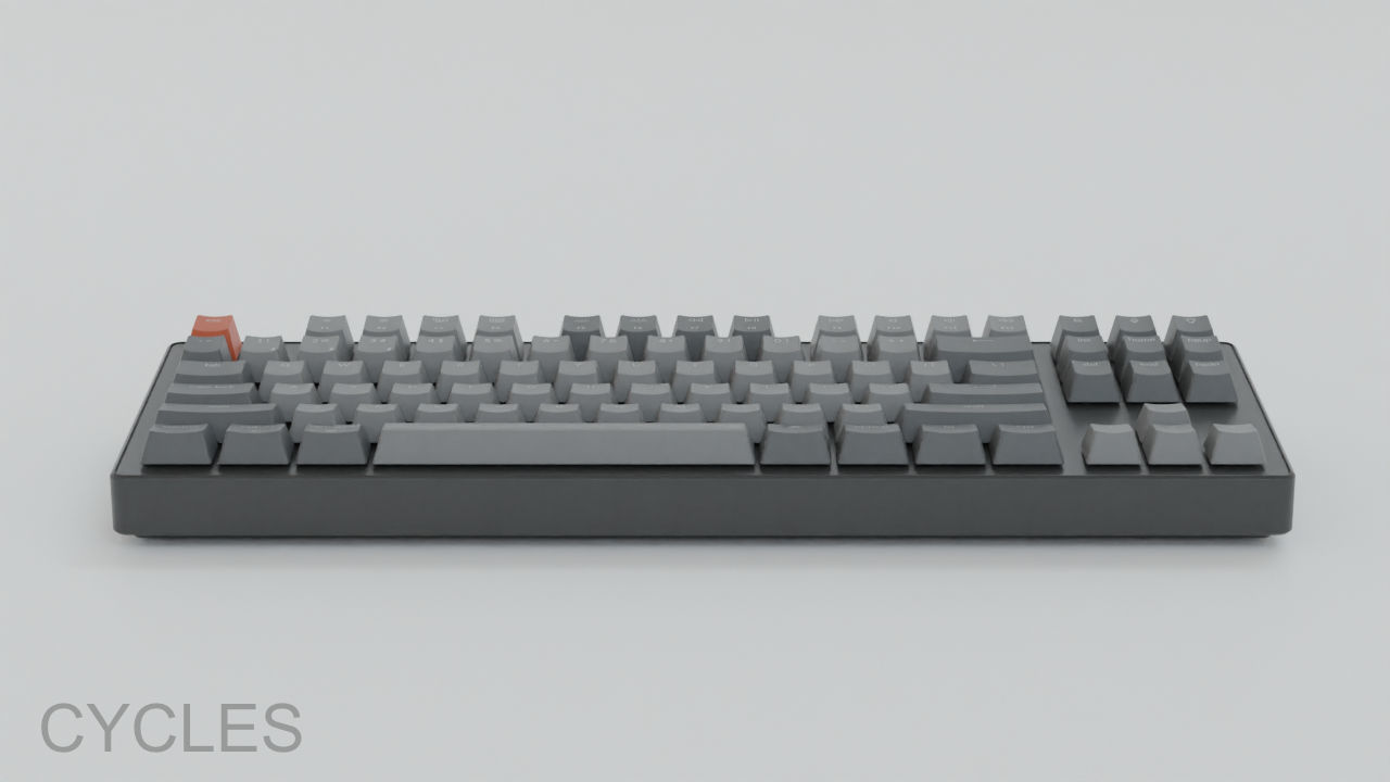 Wireless Keyboard Keychron K8 3D model_5
