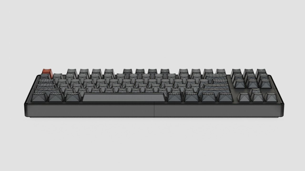 Wireless Keyboard Keychron K8 3D model_9