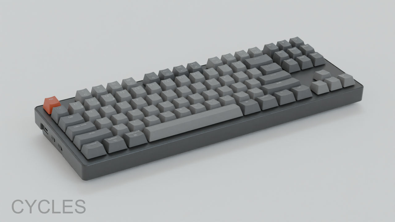 Wireless Keyboard Keychron K8 3D model_6