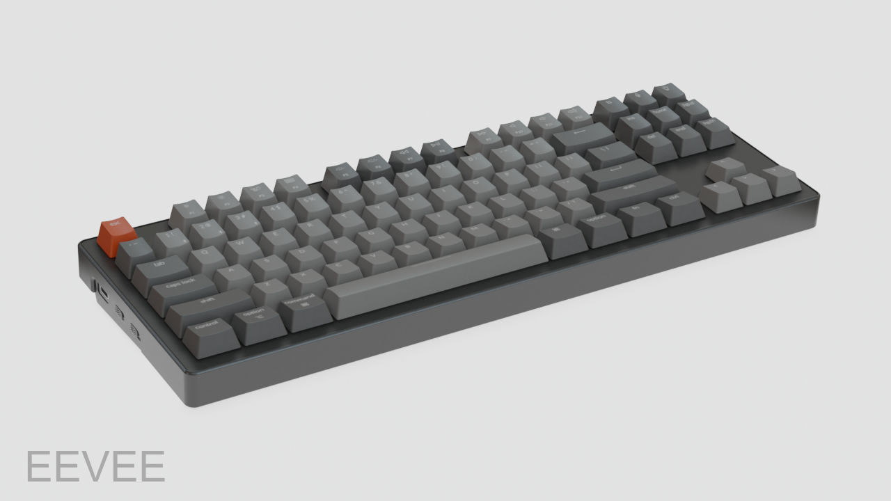 Wireless Keyboard Keychron K8 3D model_2