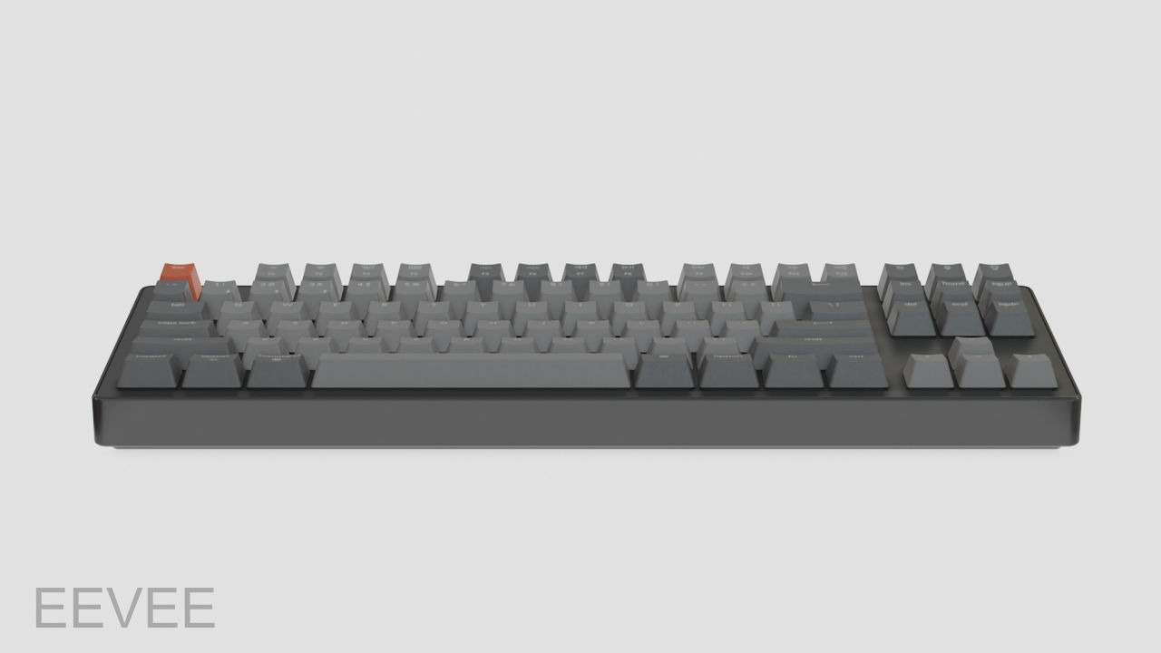 Wireless Keyboard Keychron K8 3D model_1
