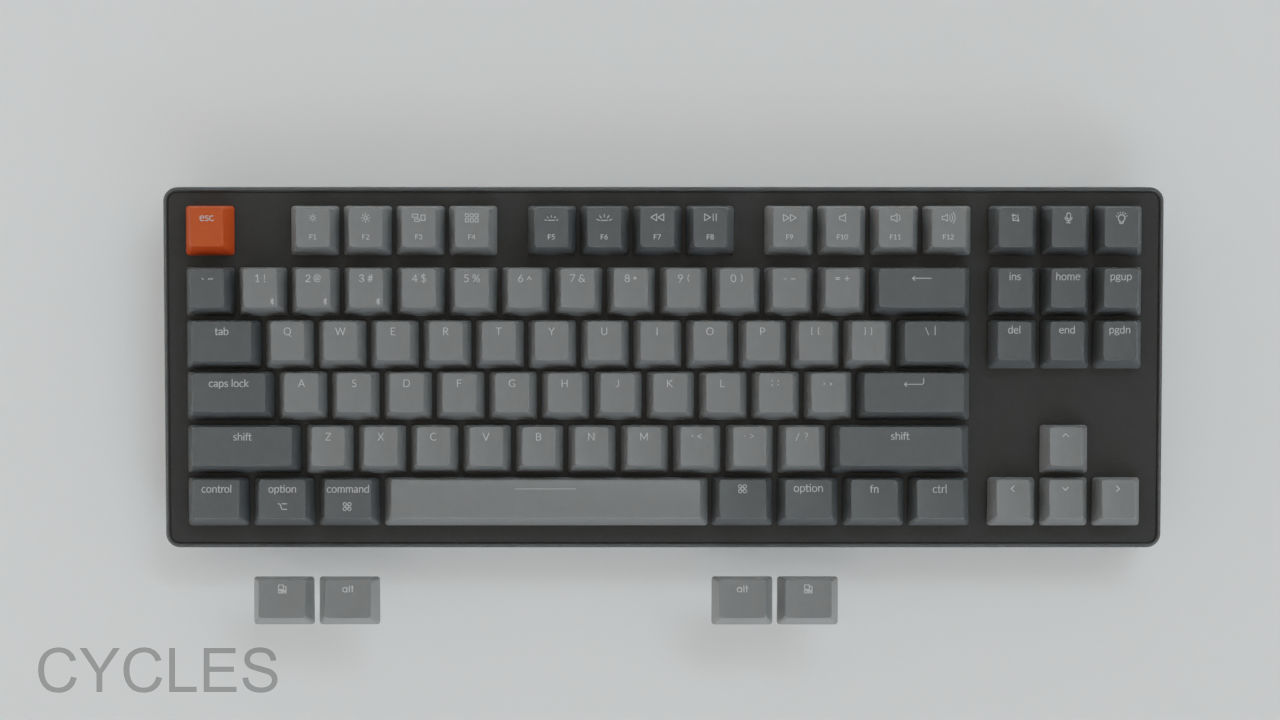 Wireless Keyboard Keychron K8 3D model_4
