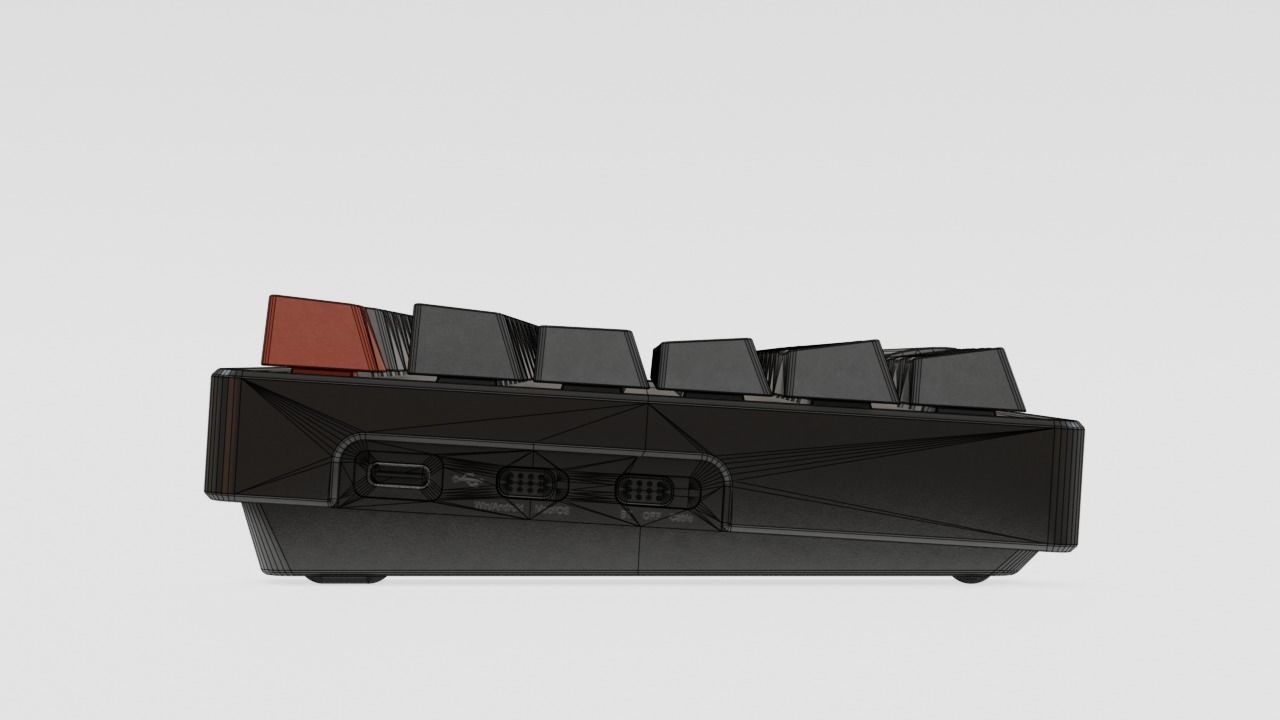 Wireless Keyboard Keychron K8 3D model_11