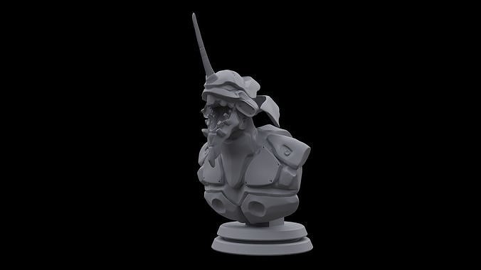 EVA Unit-01 Head 3D print model