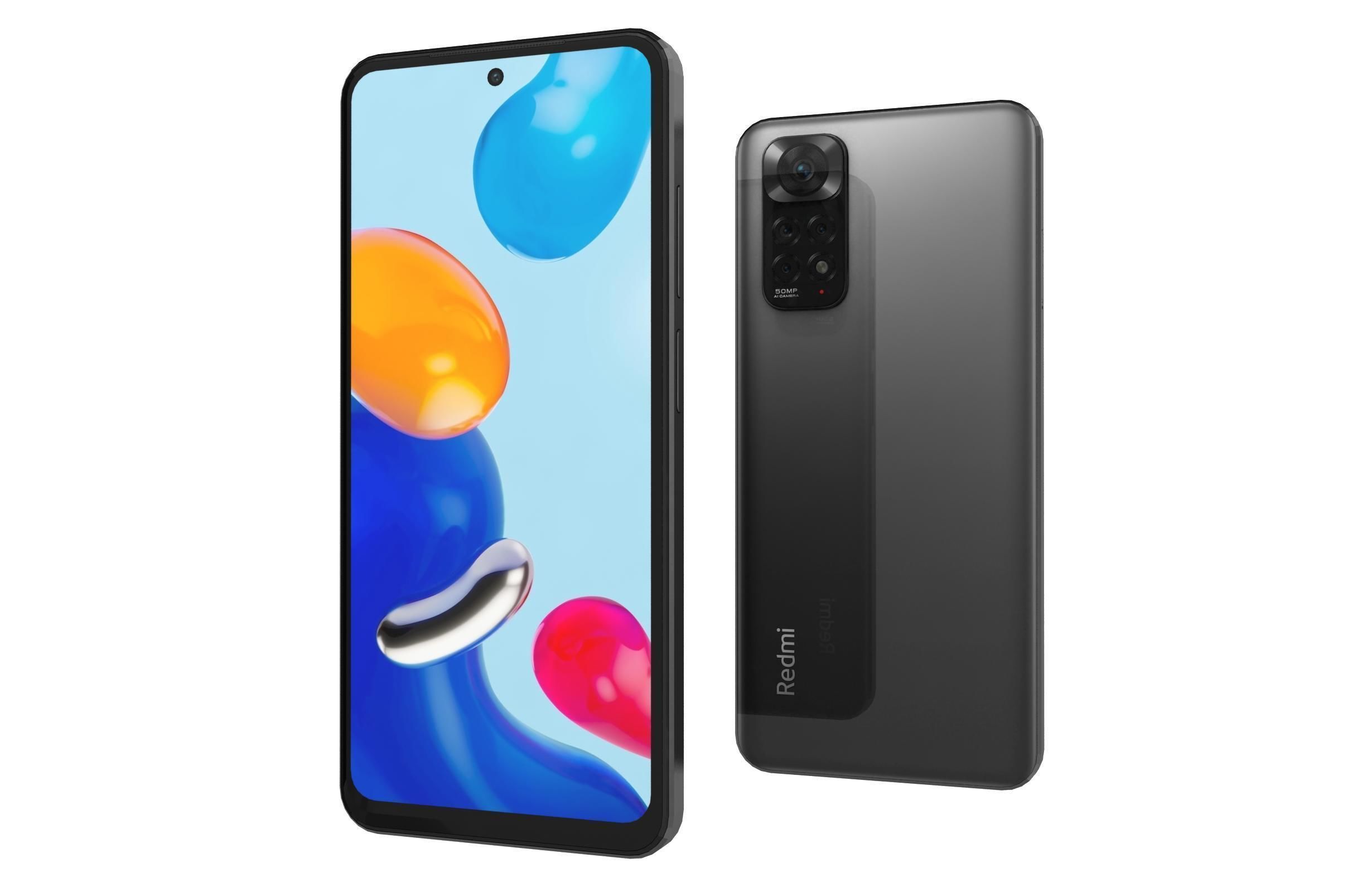 Xiaomi Redmi Note 11Graphite Gray 3D model_6