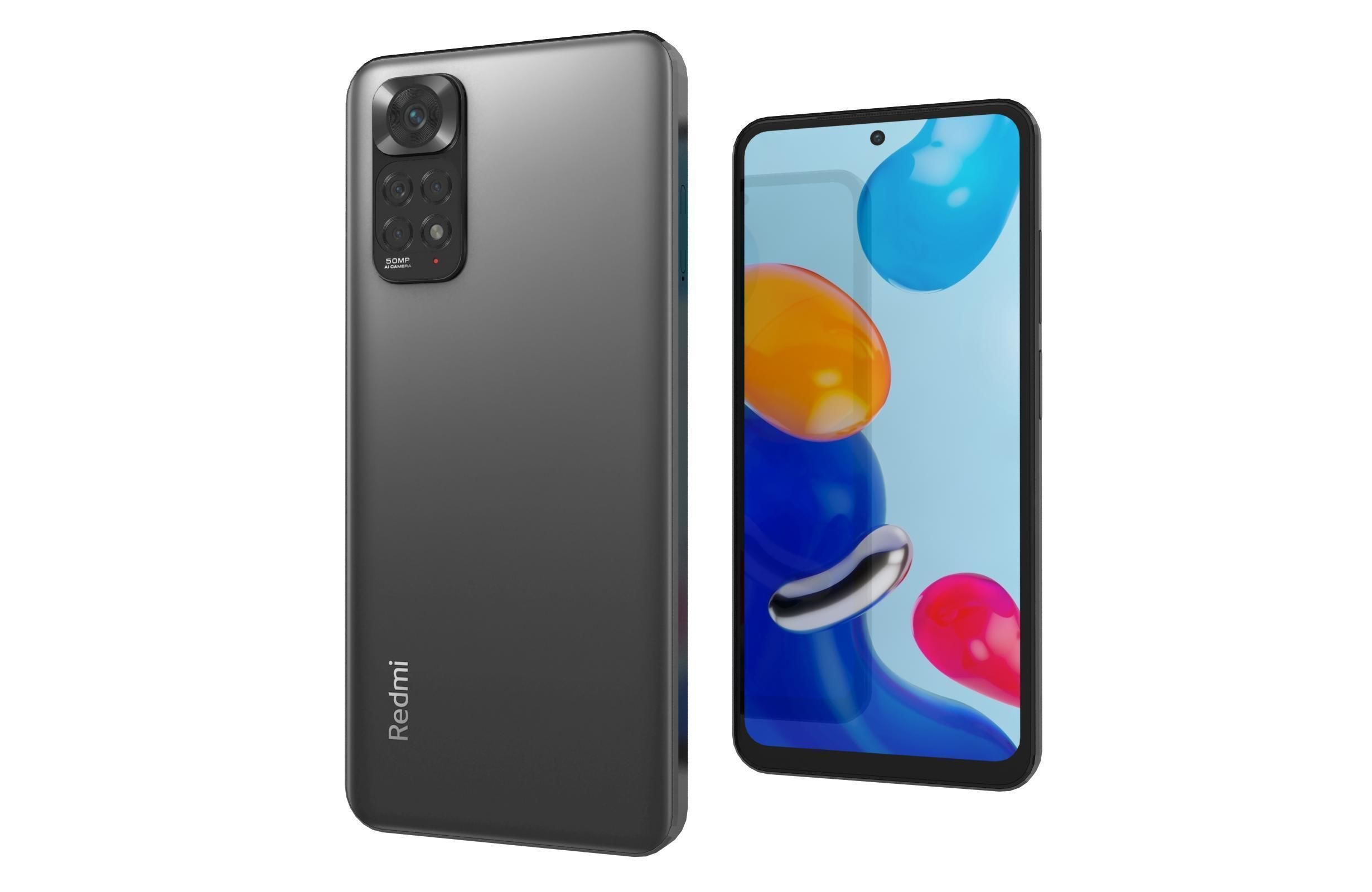 Xiaomi Redmi Note 11Graphite Gray 3D model_7