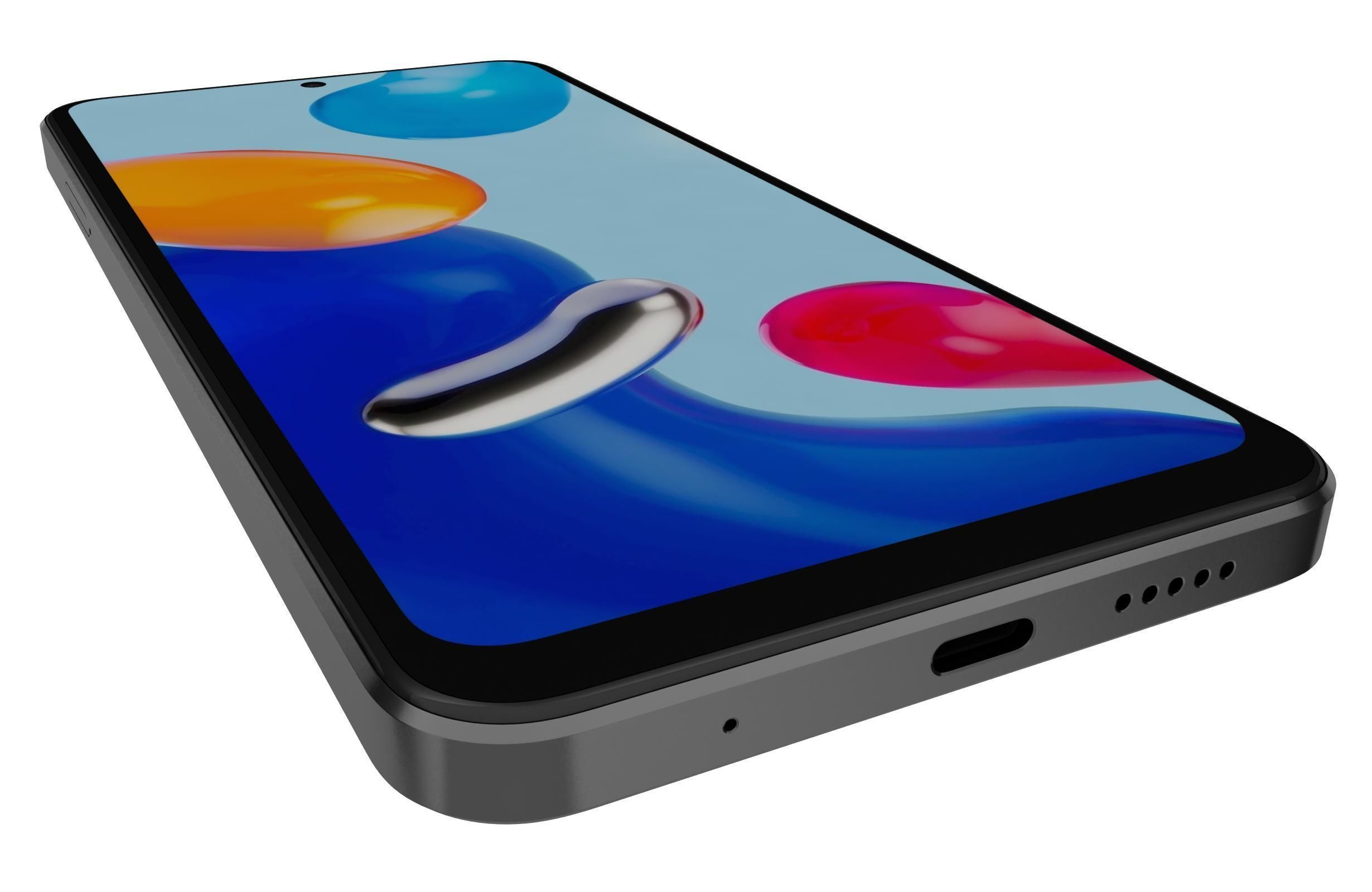 Xiaomi Redmi Note 11Graphite Gray 3D model_12