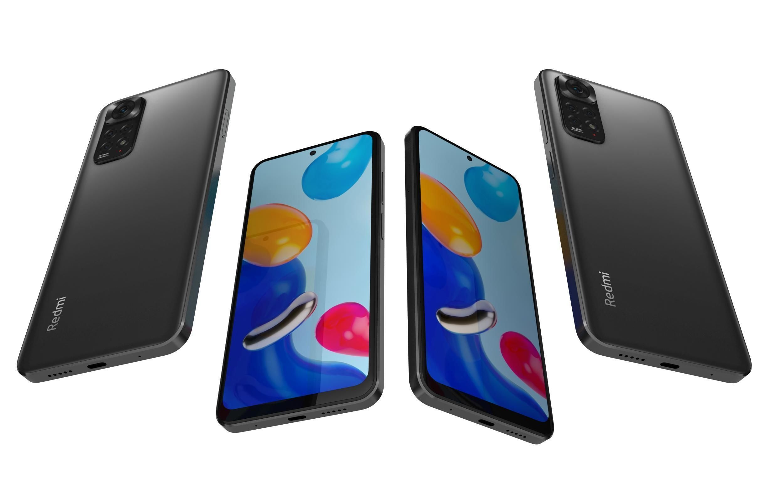 Xiaomi Redmi Note 11Graphite Gray 3D model_5