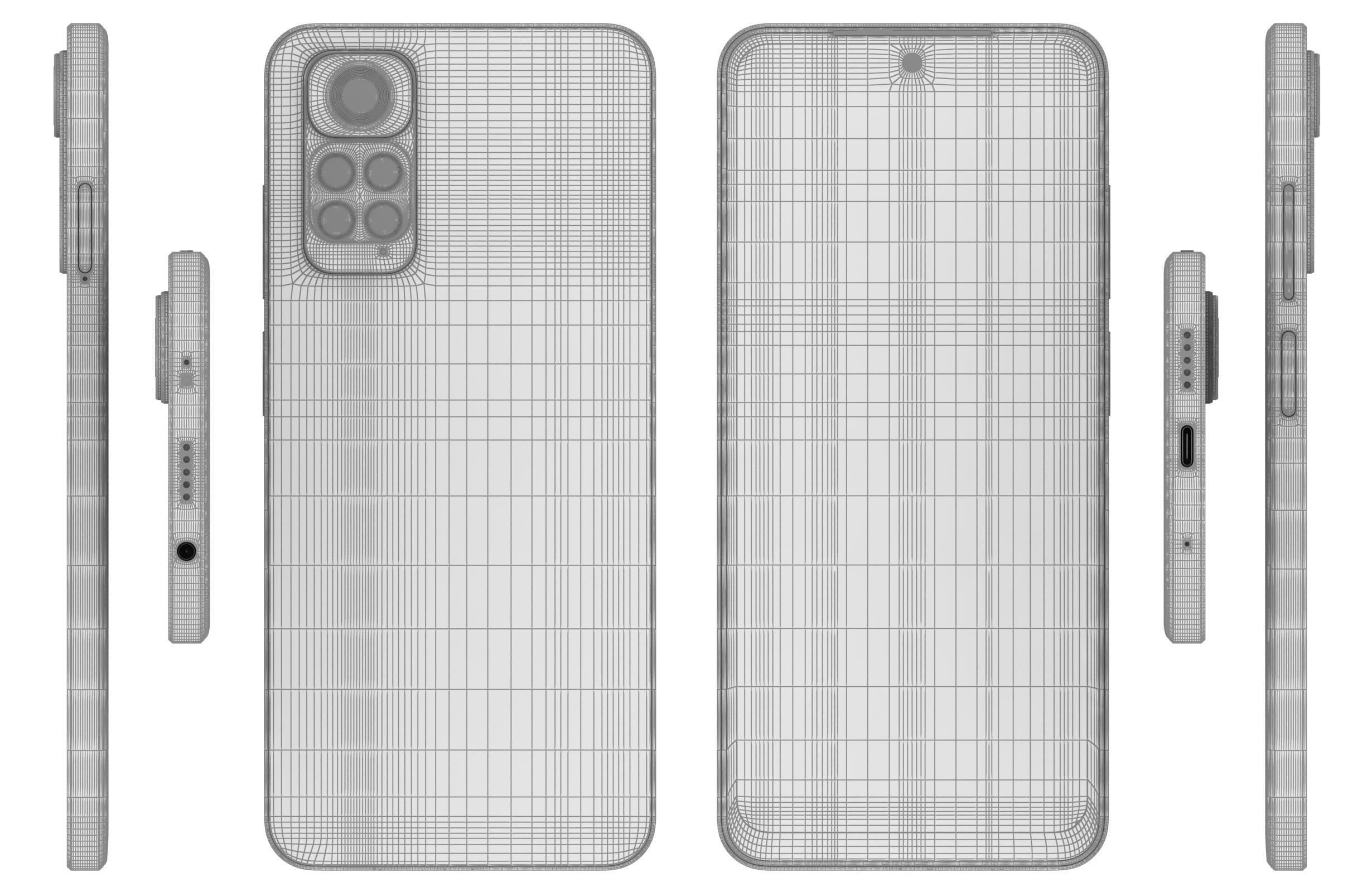 Xiaomi Redmi Note 11Graphite Gray 3D model_17