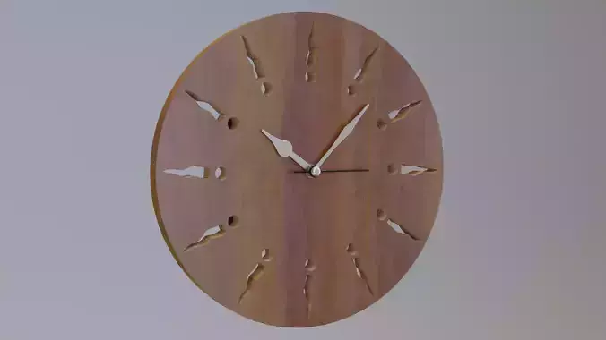 Wooden Wall Clock