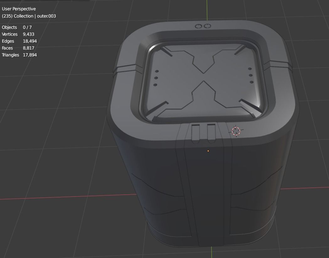 sci fi item Free 3D model_3
