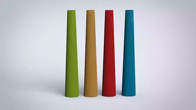 Geometric candle for silicon mold 