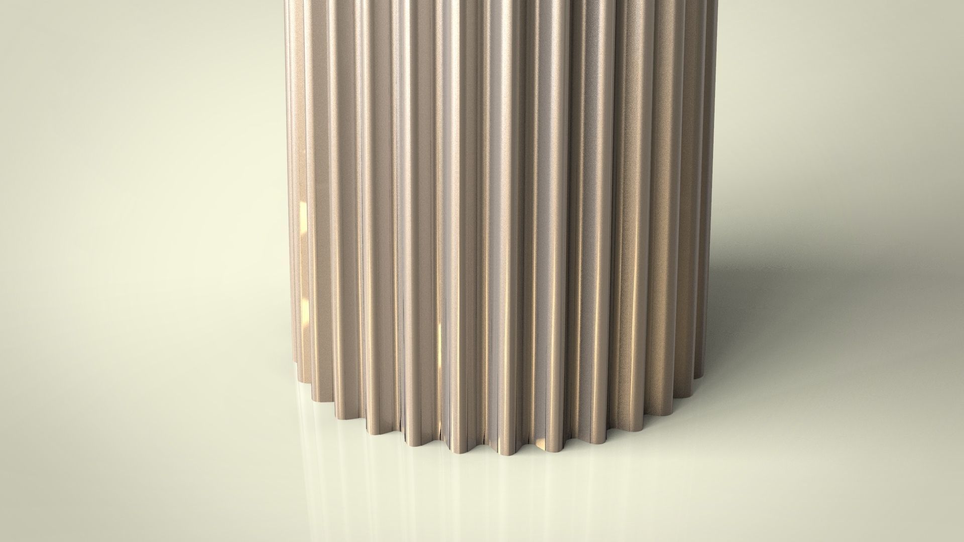 Geometric candle for silicon mold  3D print model_1