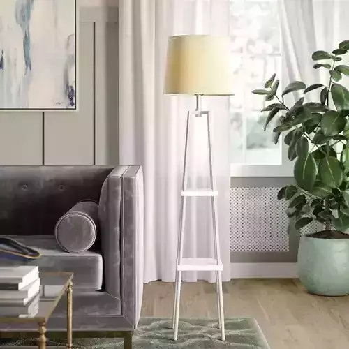 McCusker Tray Table Floor Lamp