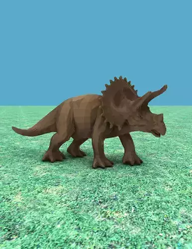 Triceratops parametric sculpture