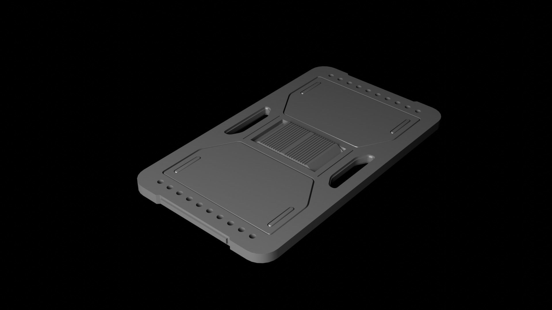 Sci-Fi Architecture Panels Pack vol 12 3D model_2