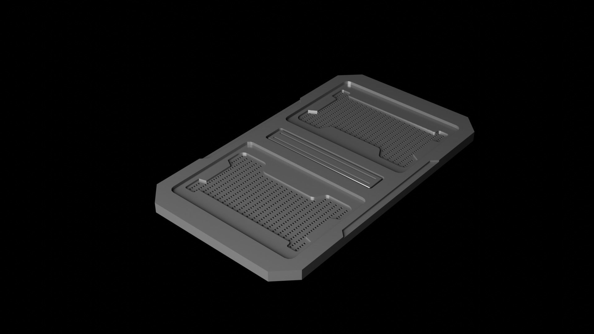 Sci-Fi Architecture Panels Pack vol 12 3D model_5