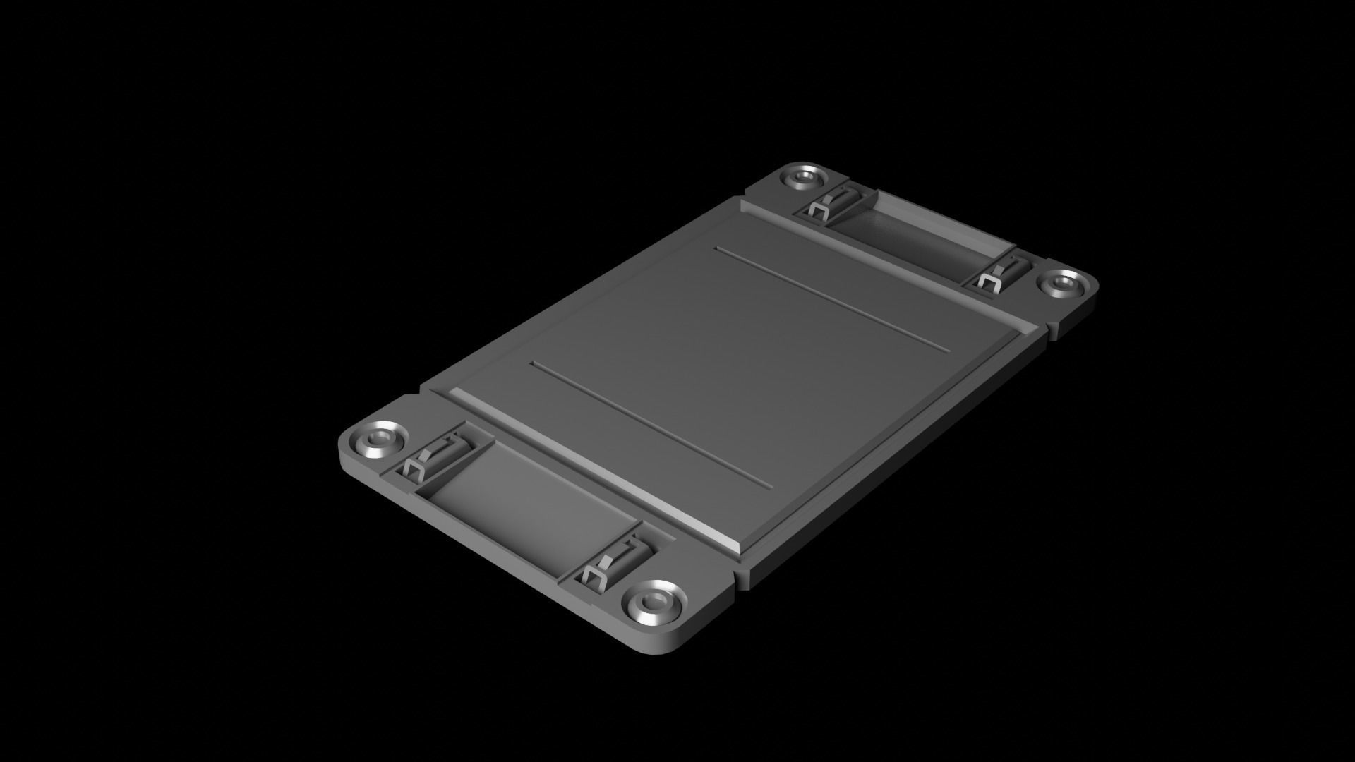 Sci-Fi Architecture Panels Pack vol 12 3D model_8