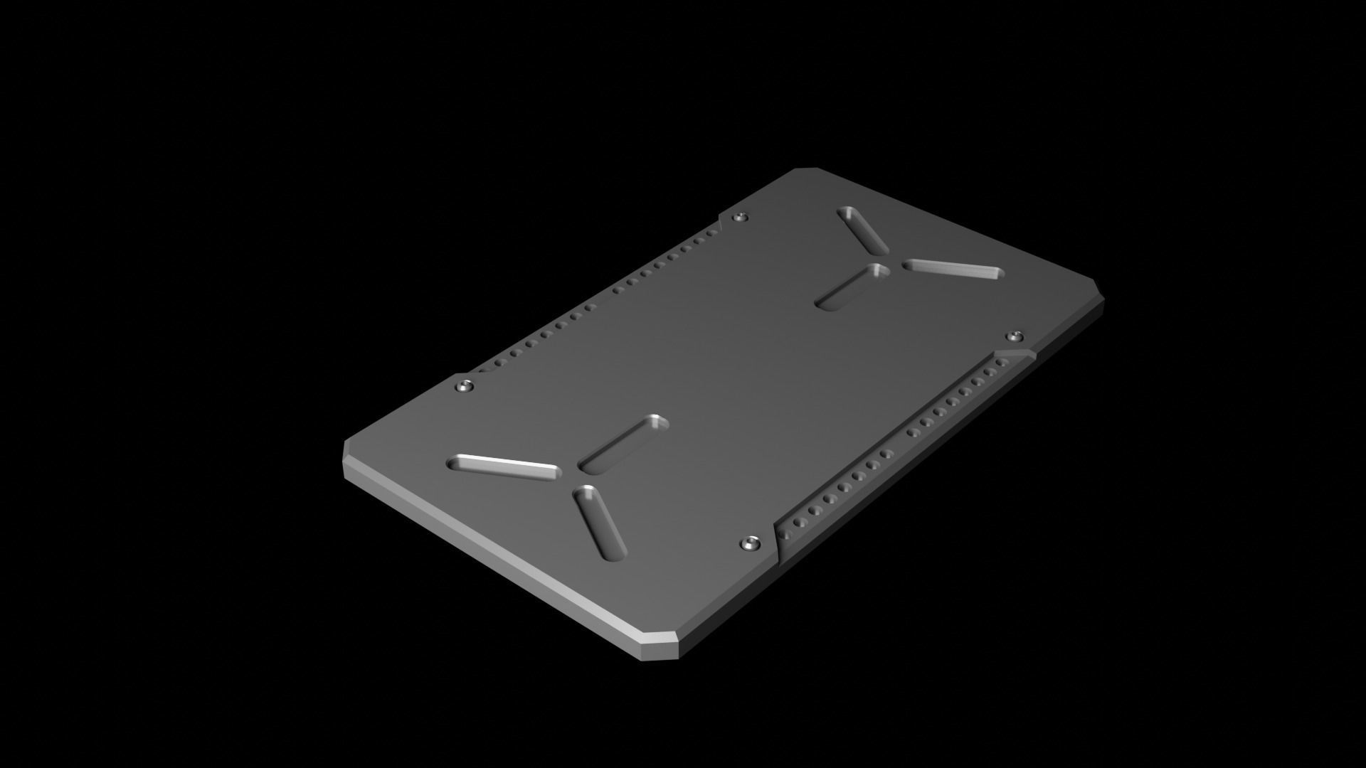 Sci-Fi Architecture Panels Pack vol 12 3D model_6