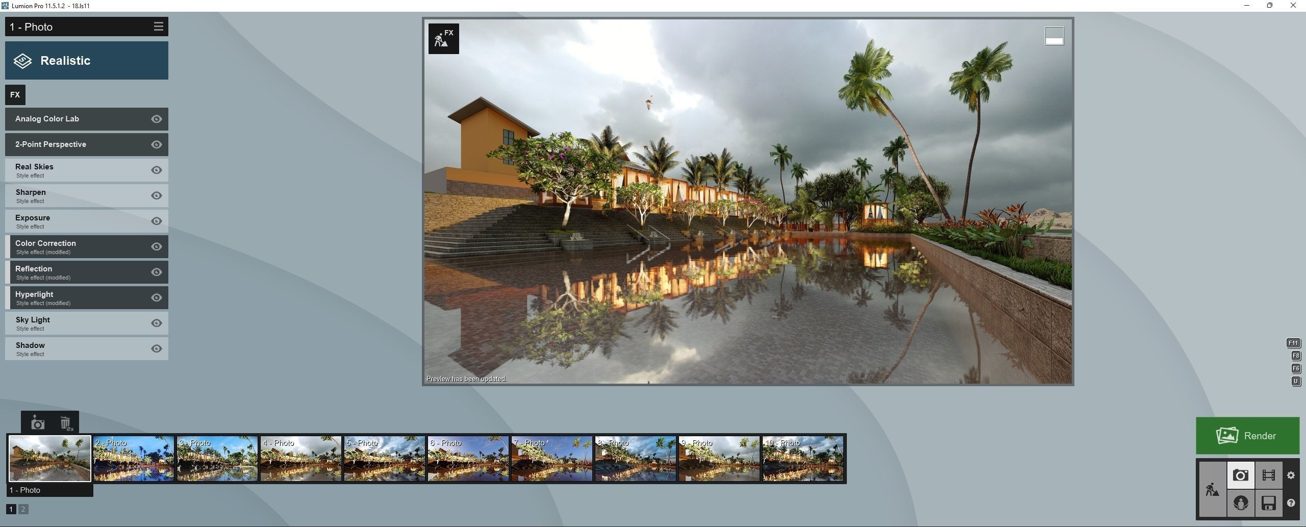 SCENE LUMION 11 5 AND ABOVE box house BY YOGA4ARCH 3D model_2