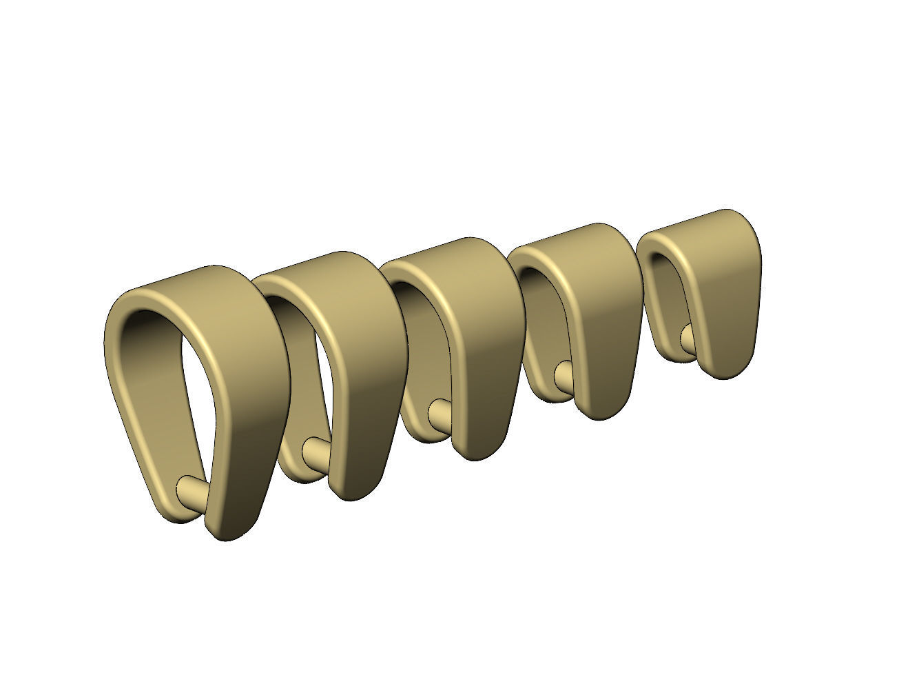 Simple open loop bail mini set 3D print model_3