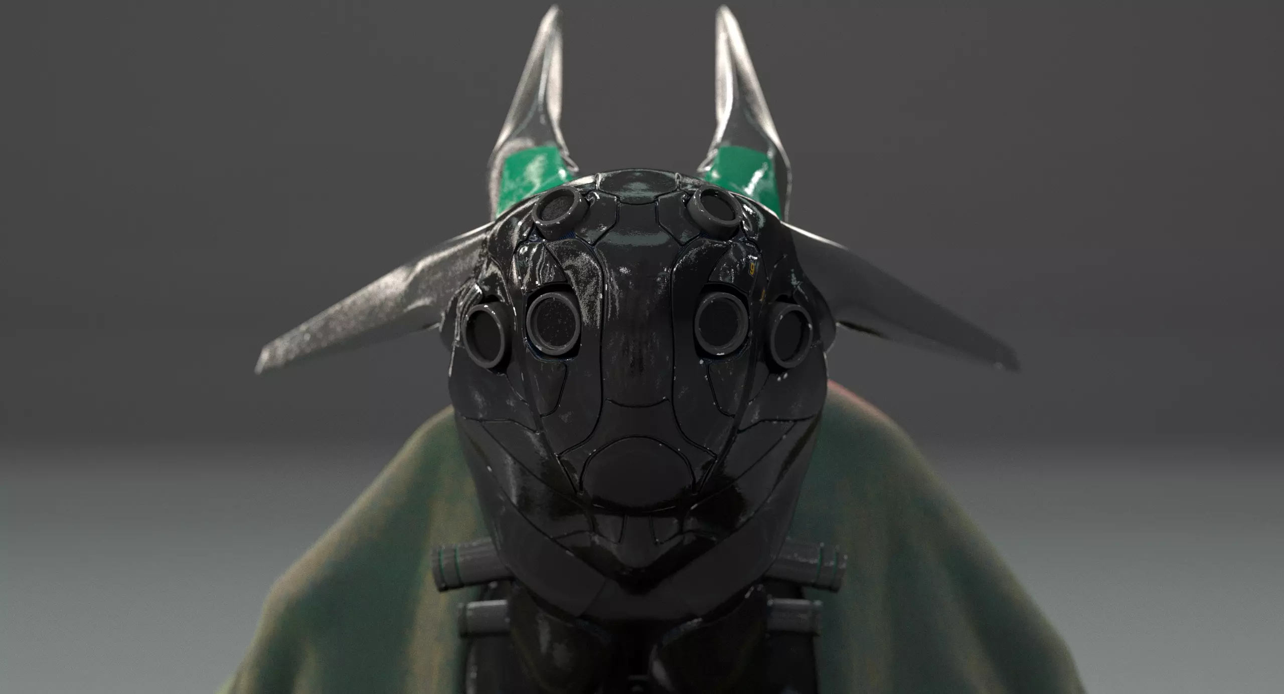 Mecha Rabbit figurine for 3D printing 3D print model