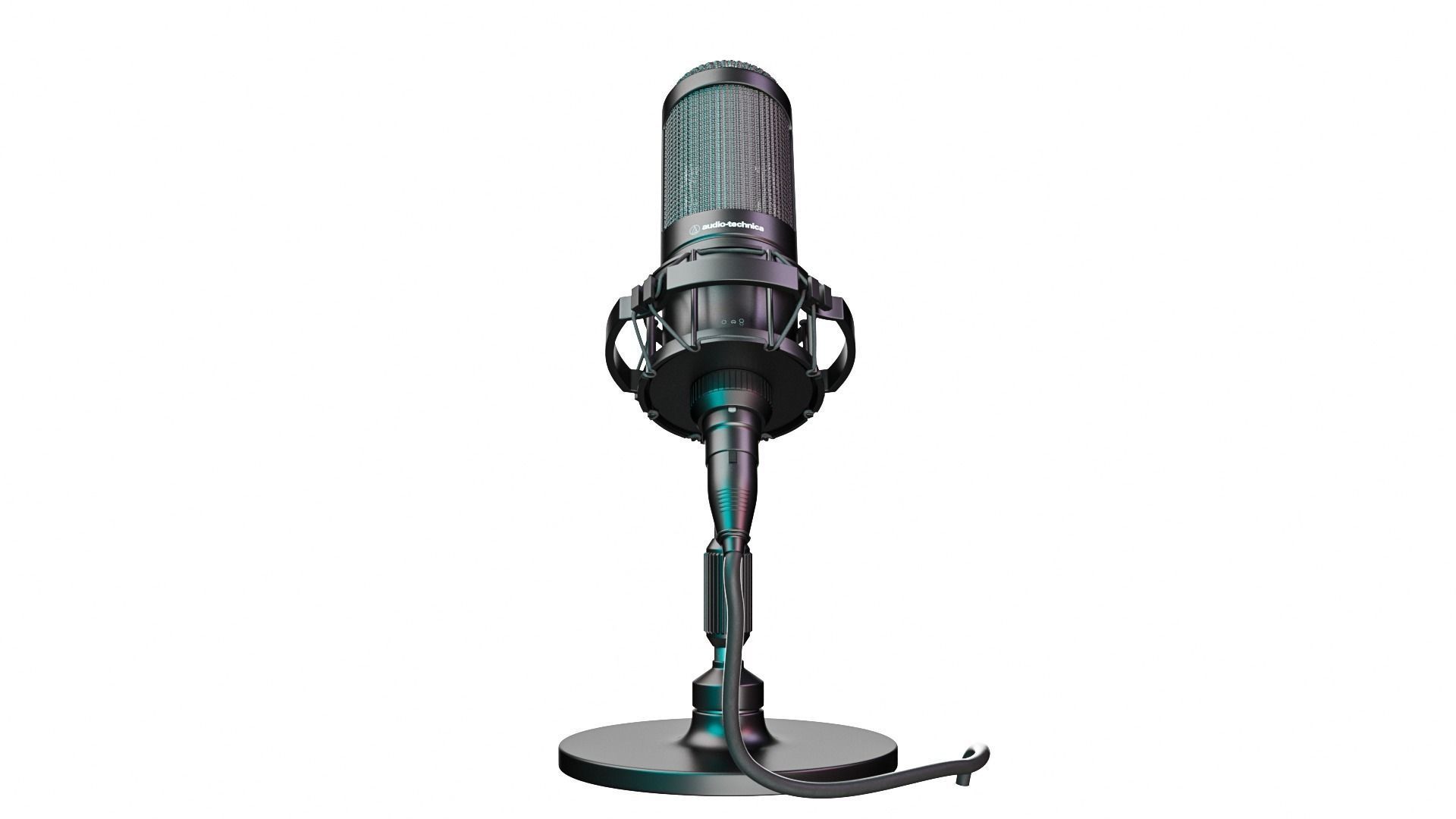 Audio-technica AT2050 condenser microphone recording microphone 3D model_17