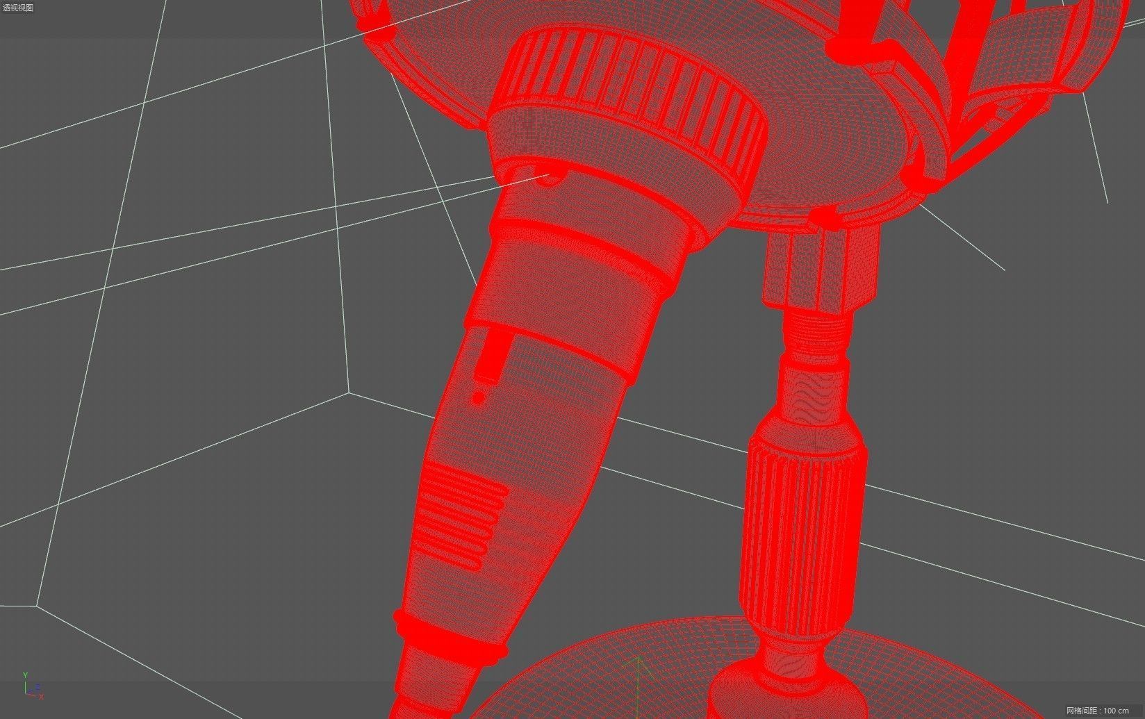 Audio-technica AT2050 condenser microphone recording microphone 3D model_11