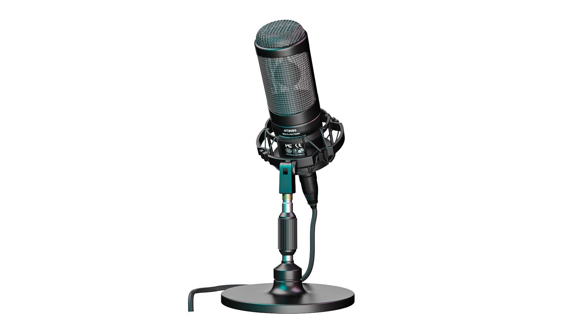Audio-technica AT2050 condenser microphone recording microphone 3D model_27