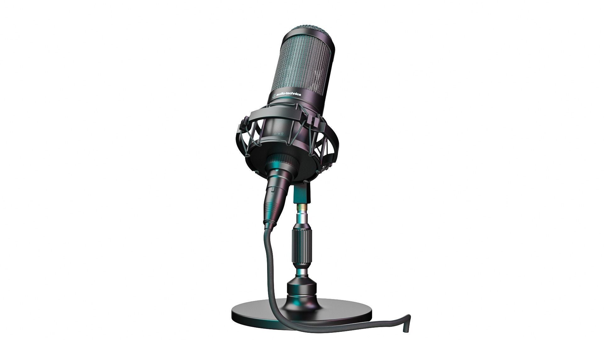 Audio-technica AT2050 condenser microphone recording microphone 3D model_40