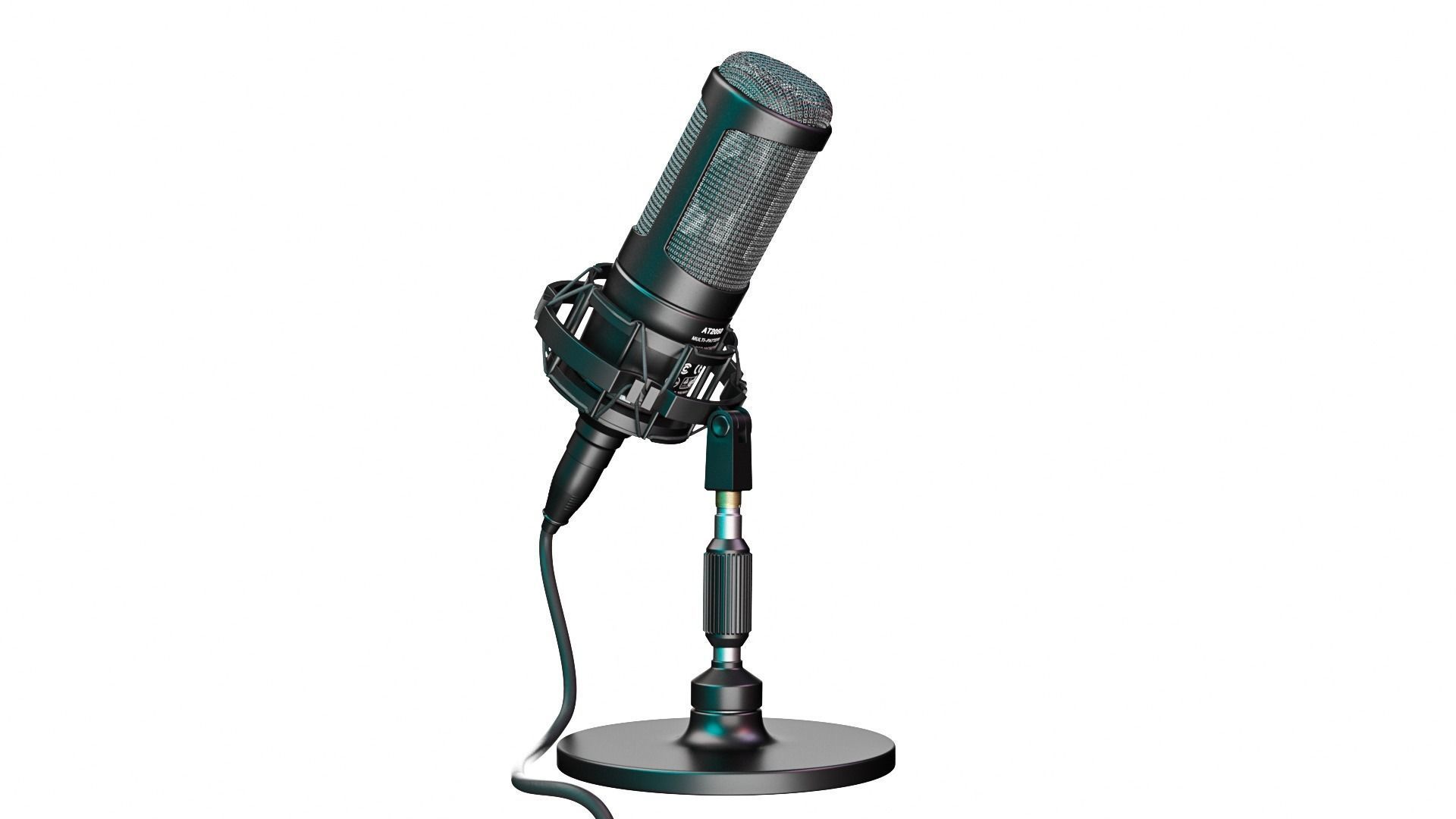 Audio-technica AT2050 condenser microphone recording microphone 3D model_35