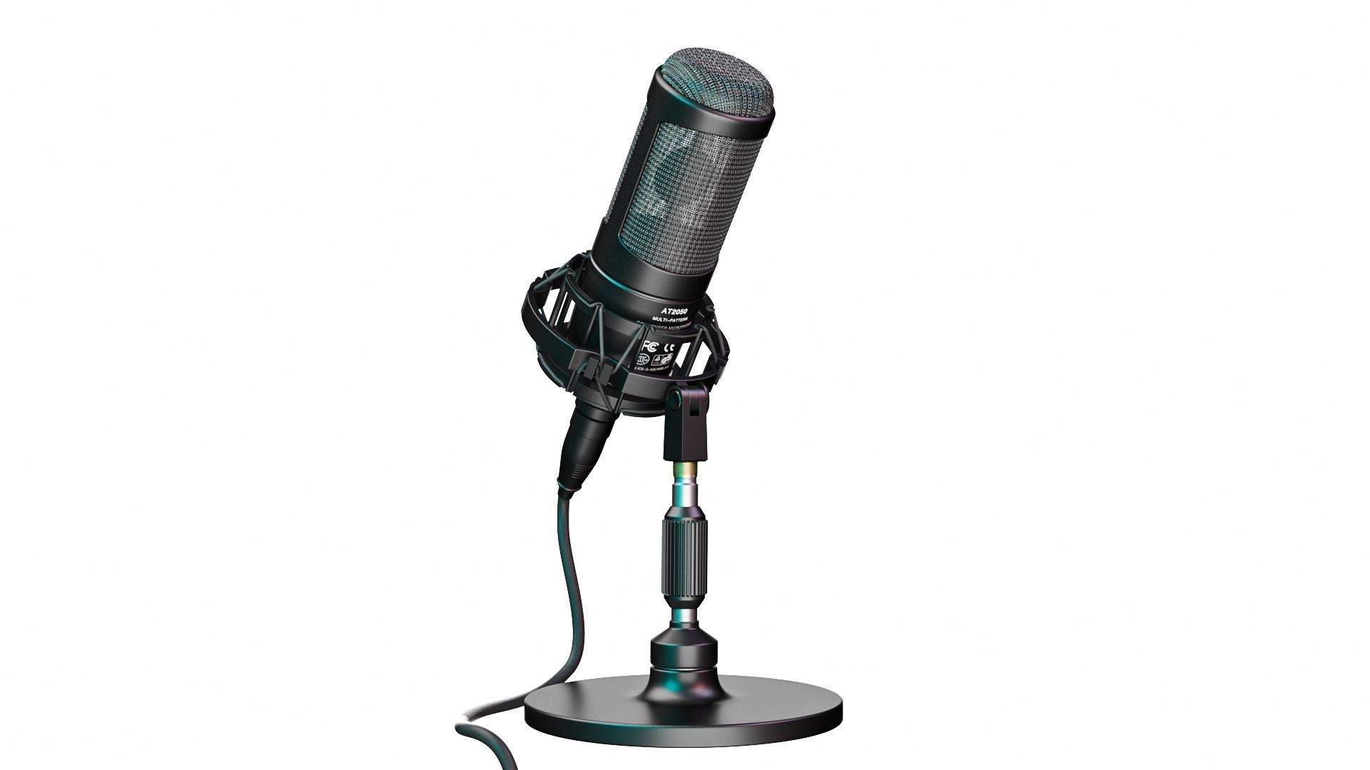 Audio-technica AT2050 condenser microphone recording microphone 3D model_34