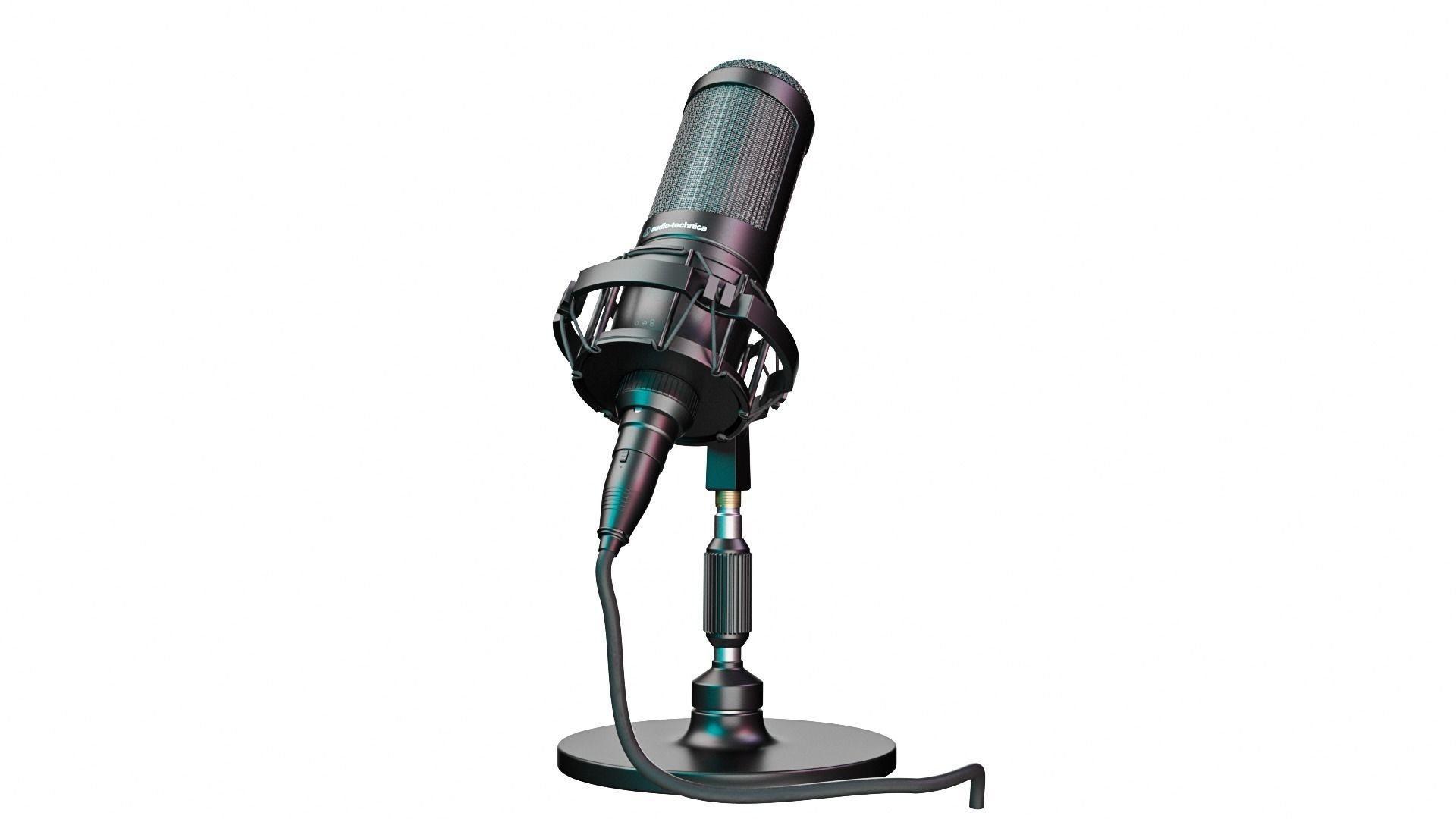 Audio-technica AT2050 condenser microphone recording microphone 3D model_42